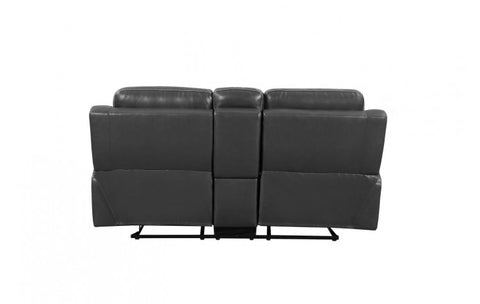 9422 - Gray Console LoveseatModel:  9422-GRAY-CL