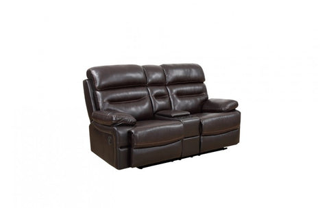 9442 - Brown Console LoveseatModel:  9442-BROWN-CL