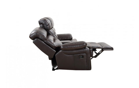 9442 - Brown Console LoveseatModel:  9442-BROWN-CL