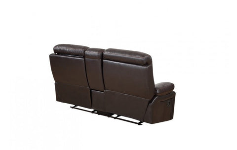 9442 - Brown Console LoveseatModel:  9442-BROWN-CL