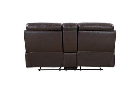 9442 - Brown Console LoveseatModel:  9442-BROWN-CL