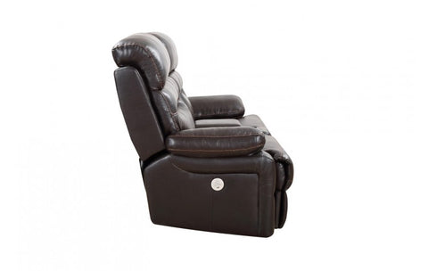 9442 - Brown Power Reclining Console LoveseatModel:  9442-BROWN-PWR-CL