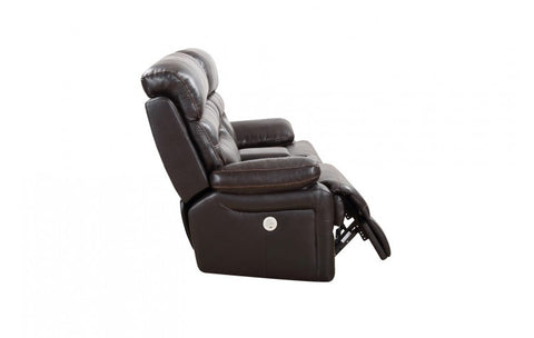 9442 - Brown Power Reclining Console LoveseatModel:  9442-BROWN-PWR-CL