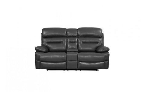 9442 - Gray Console LoveseatModel:  9442-GRAY-CL