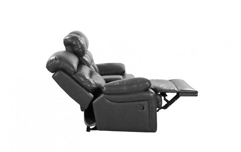 9442 - Gray Console LoveseatModel:  9442-GRAY-CL