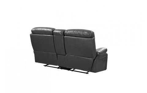 9442 - Gray Console LoveseatModel:  9442-GRAY-CL