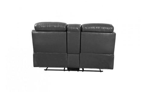 9442 - Gray Console LoveseatModel:  9442-GRAY-CL
