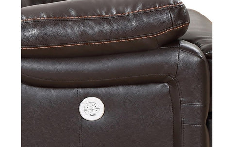 9442 - Brown Power Reclining Console LoveseatModel:  9442-BROWN-PWR-CL