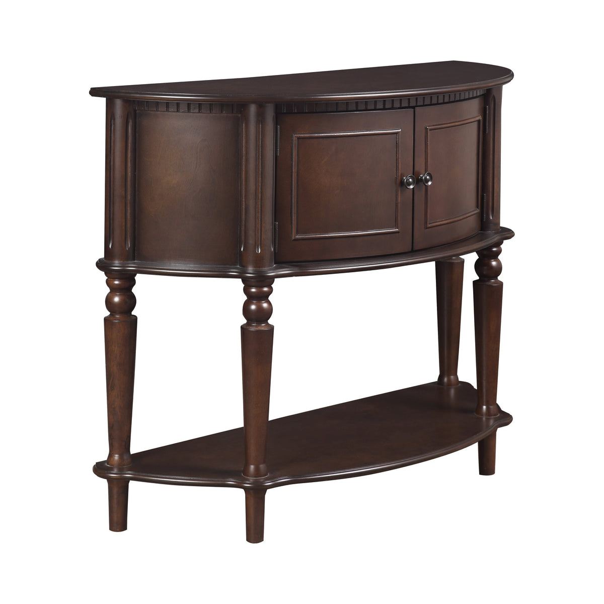 Coaster Brenda Console Table with Curved Front Brown Model 950059