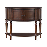 Coaster Brenda Console Table with Curved Front Brown Model 950059