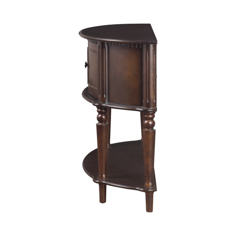 Coaster Brenda Console Table with Curved Front Brown Model 950059