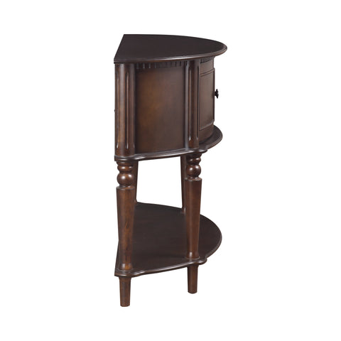Coaster Brenda Console Table with Curved Front Brown Model 950059
