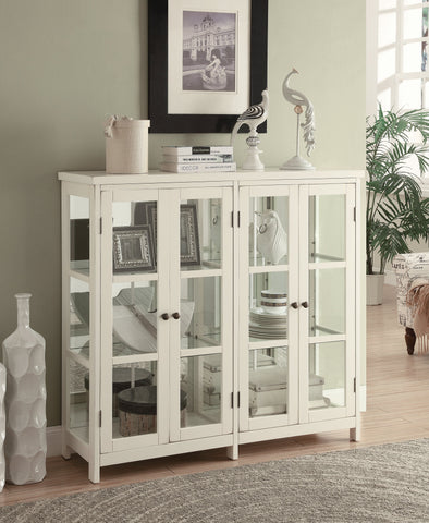 Coaster Sable 4-door Display Accent Cabinet White Model 950306