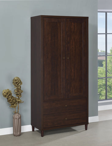 Coaster Wadeline 2-door Tall Accent Cabinet Rustic Tobacco Model 950724