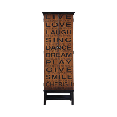 Coaster Lovegood 2-door Accent Cabinet Rich Brown and Black Model 950731