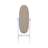 Coaster Foyet Oval Cheval Mirror White Model 950802