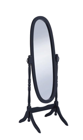 Coaster Foyet Oval Cheval Mirror Black Model 950803