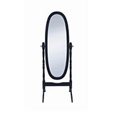 Coaster Foyet Oval Cheval Mirror Black Model 950803