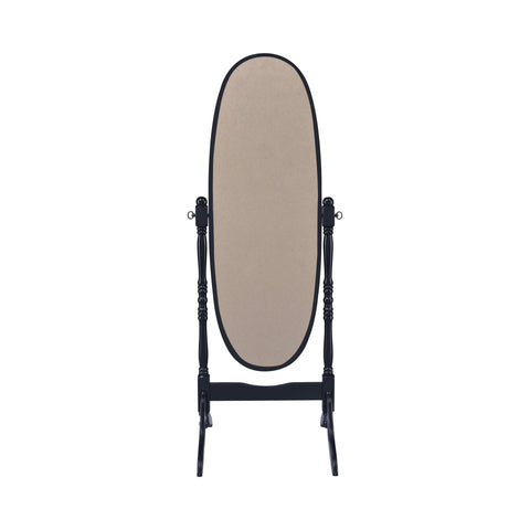 Coaster Foyet Oval Cheval Mirror Black Model 950803