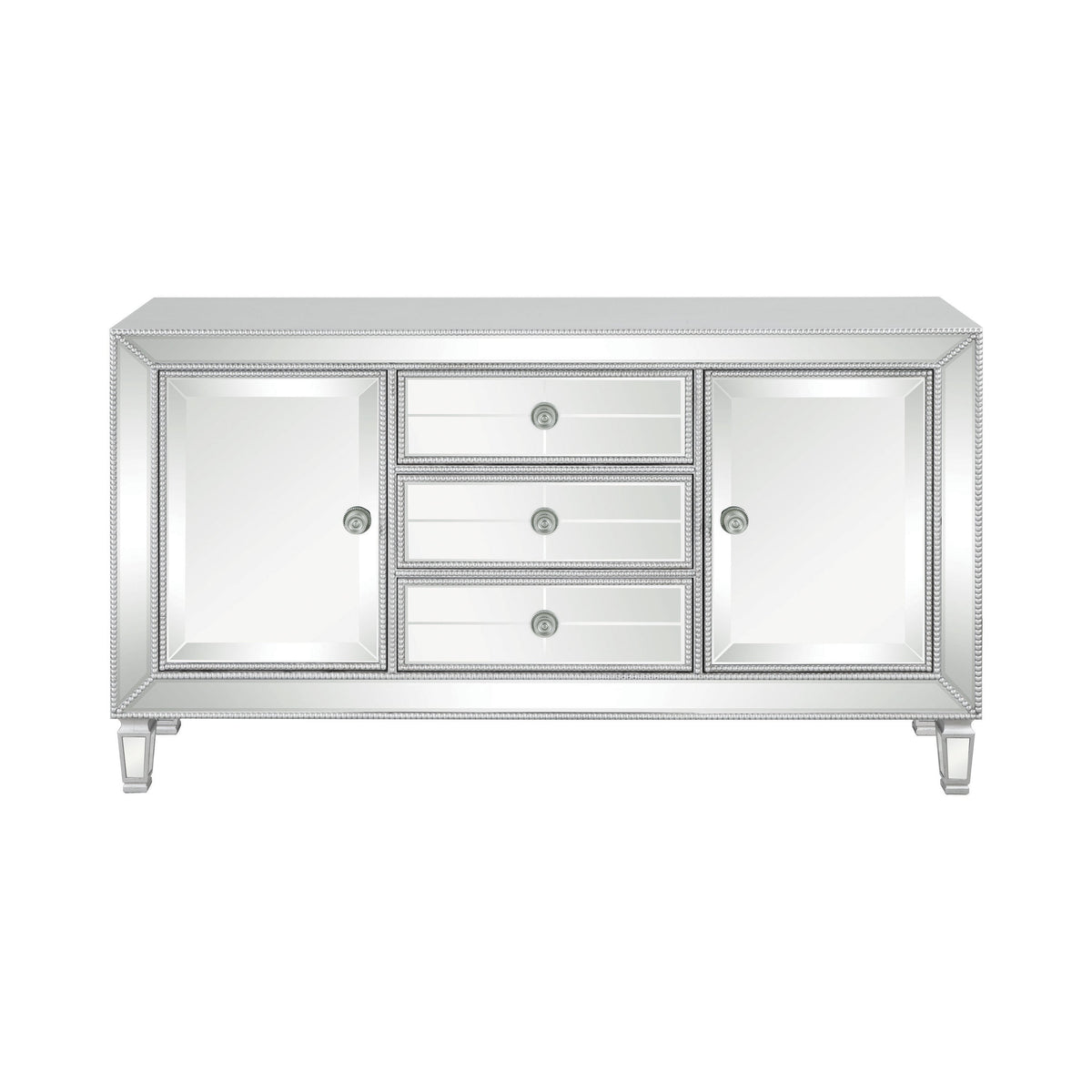 Coaster Leticia 3-drawer Accent Cabinet Silver Model 950825