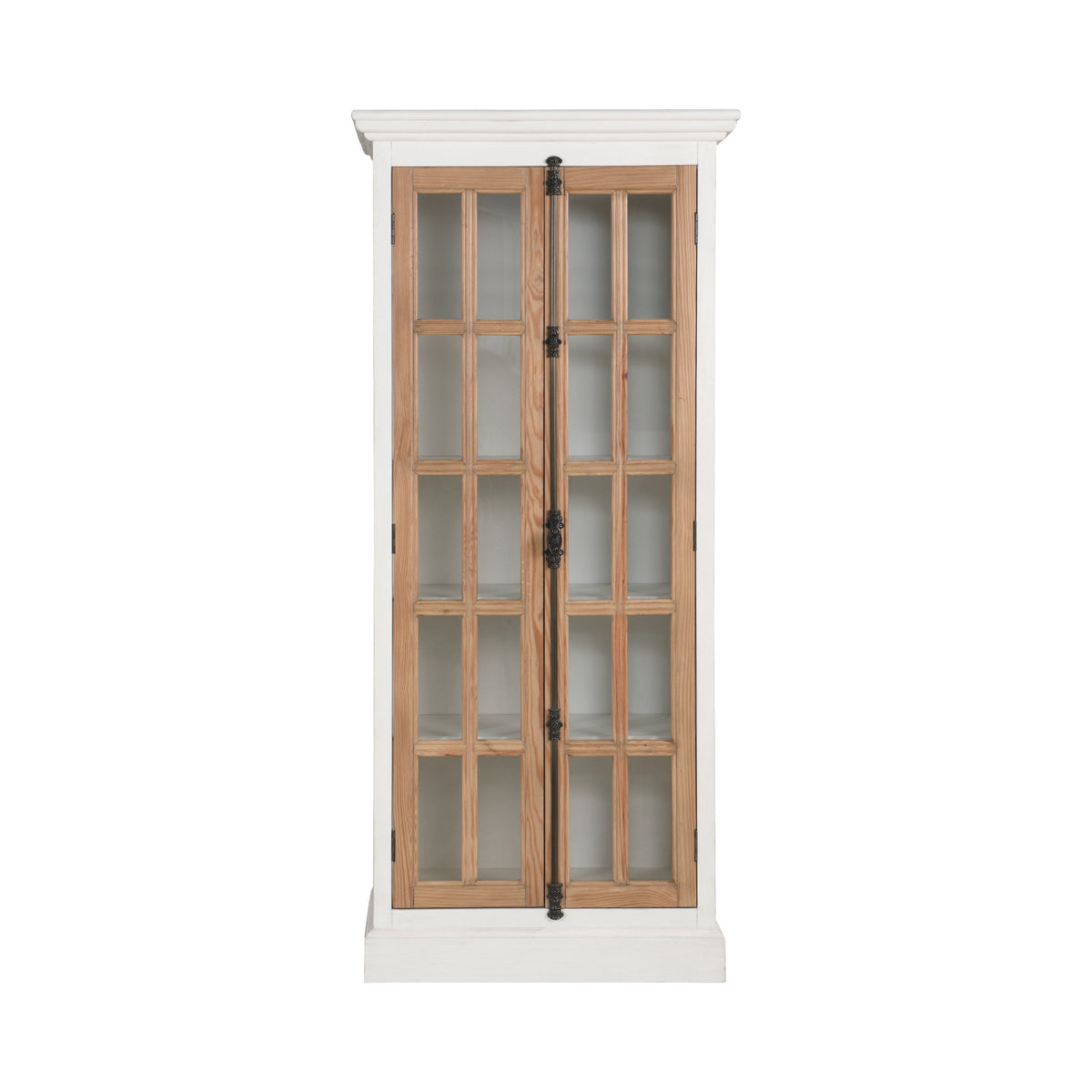 Coaster Tammi 2-door Tall Cabinet Antique White and Brown Model 950965