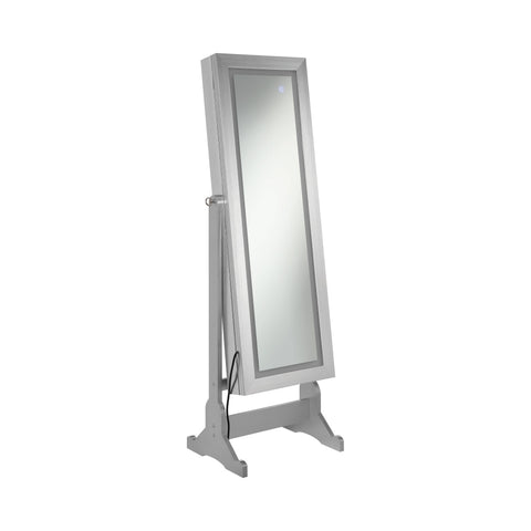Coaster Moore Jewelry Cheval Mirror Silver Model 951017