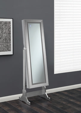 Coaster Moore Jewelry Cheval Mirror Silver Model 951017
