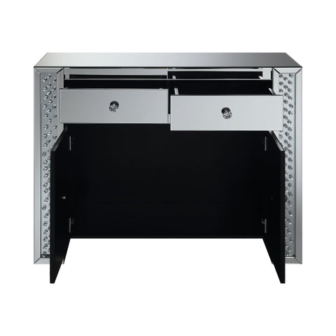 Coaster Maya 2-drawer Accent Cabinet Clear Mirror Model 951050