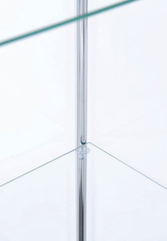 Coaster Bellatrix Rectangular 4-shelf Curio Cabinet White and Clear Model 951072