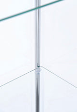 Coaster Bellatrix Rectangular 4-shelf Curio Cabinet White and Clear Model 951072