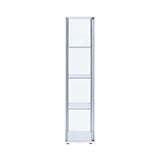 Coaster Bellatrix Rectangular 4-shelf Curio Cabinet White and Clear Model 951072