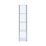 Coaster Bellatrix Rectangular 4-shelf Curio Cabinet White and Clear Model 951072