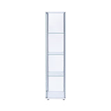 Coaster Bellatrix Rectangular 4-shelf Curio Cabinet White and Clear Model 951072