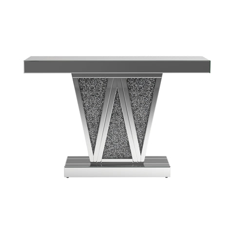 Coaster Crocus Rectangular Console Table Silver Model 951786