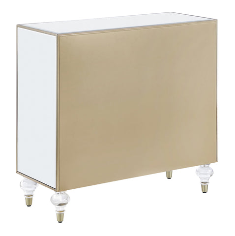 Coaster Lupin 2-door Accent Cabinet Mirror and Champagne Model 951854