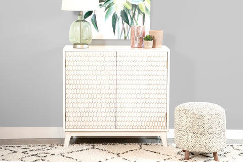 Coaster Gambon Rectangular 2-door Accent Cabinet White Model 953401
