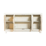 Coaster Voula Rectangular 4-door Accent Cabinet White and Gold Model 953416