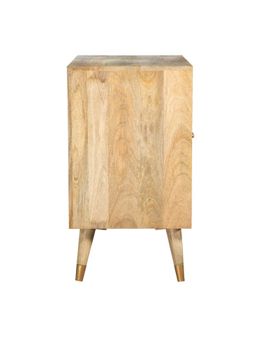 Coaster Alyssum Checkered Pattern 2-door Accent Cabinet Natural Model 953459