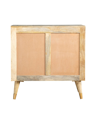 Coaster Alyssum Checkered Pattern 2-door Accent Cabinet Natural Model 953459
