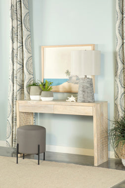 Coaster Rickman Rectangular 2-drawer Console Table White Washed Model 959543