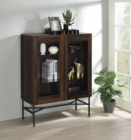 Coaster Bonilla 2-door Accent Cabinet with Glass Shelves Model 959625