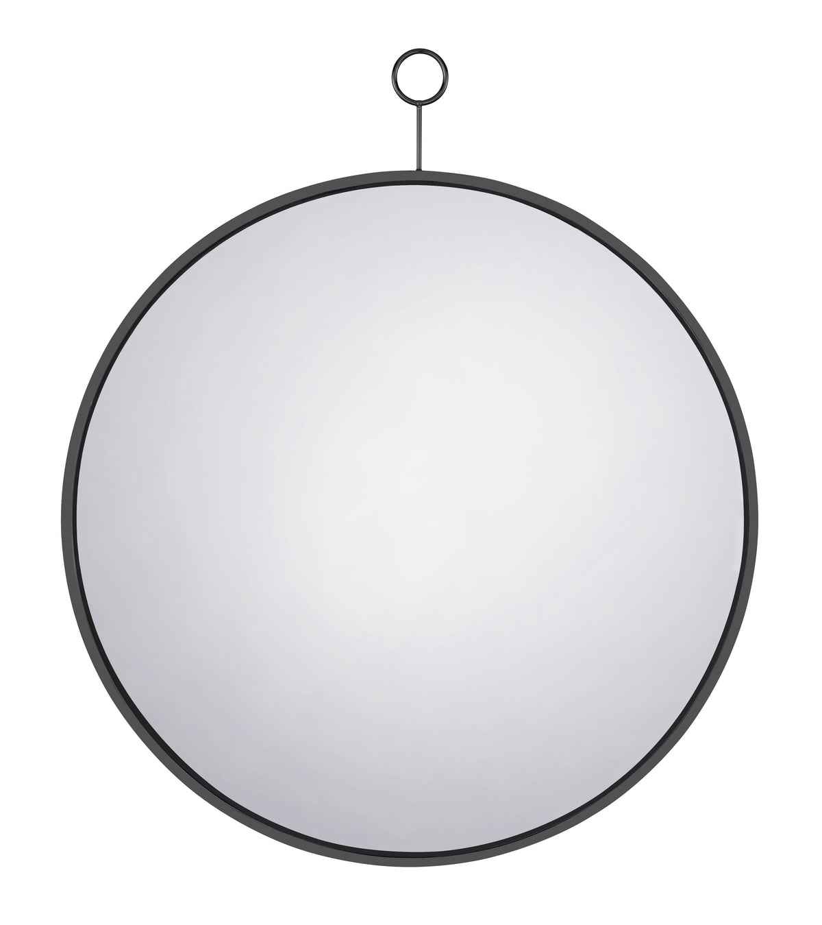 Coaster Gwyneth Round Wall Mirror Black Nickel Model 961495