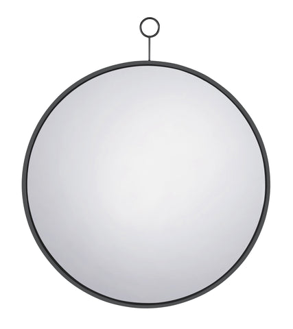 Coaster Gwyneth Round Wall Mirror Black Nickel Model 961495