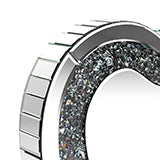 Coaster Euston Heart Shape Table Mirror Silver Model 961528