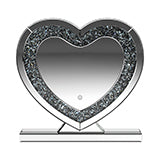 Coaster Euston Heart Shape Table Mirror Silver Model 961528