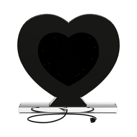 Coaster Euston Heart Shape Table Mirror Silver Model 961528