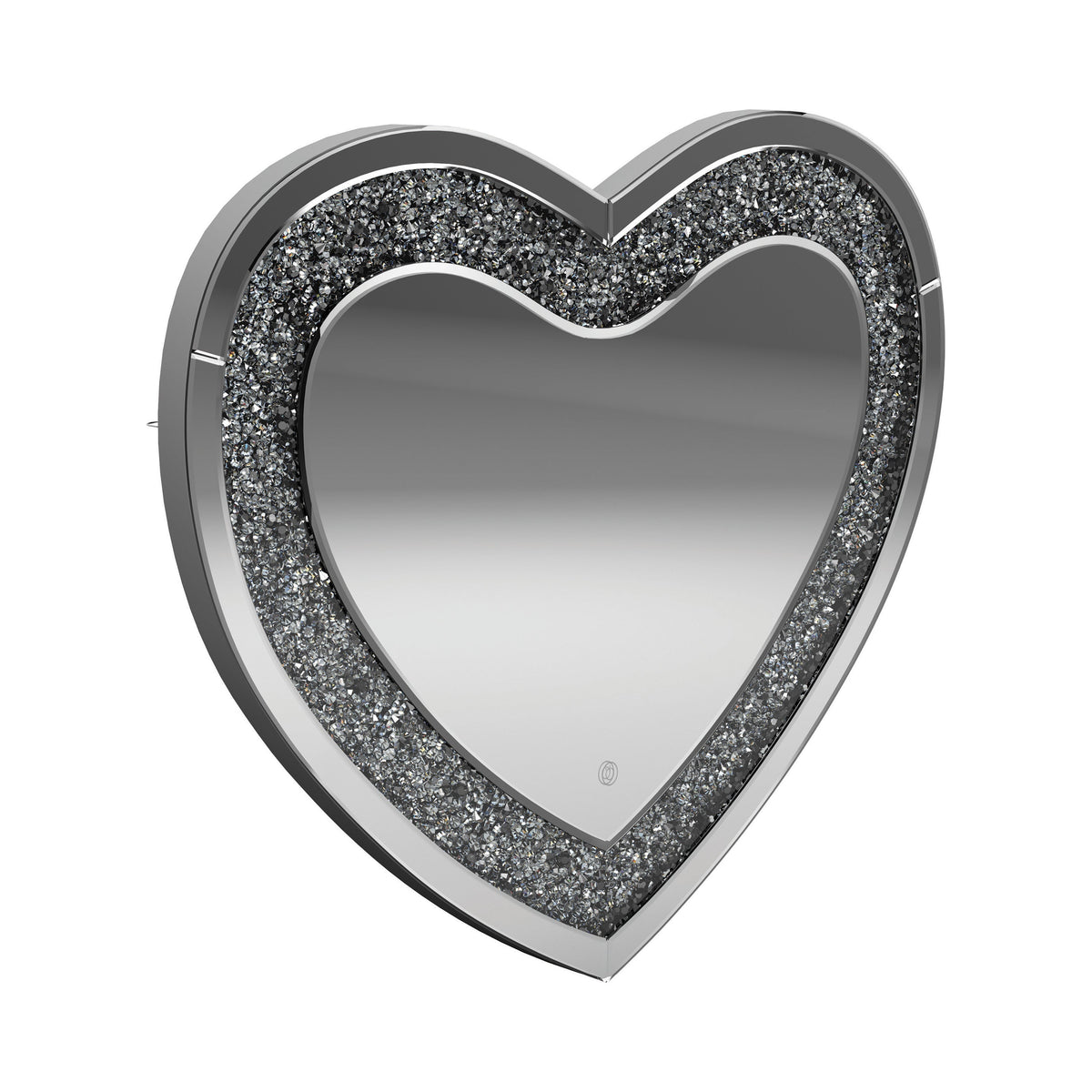 Coaster Aiko Heart Shape Wall Mirror Silver Model 961535