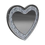 Coaster Aiko Heart Shape Wall Mirror Silver Model 961535