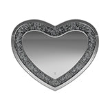 Coaster Aiko Heart Shape Wall Mirror Silver Model 961535