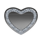 Coaster Aiko Heart Shape Wall Mirror Silver Model 961535